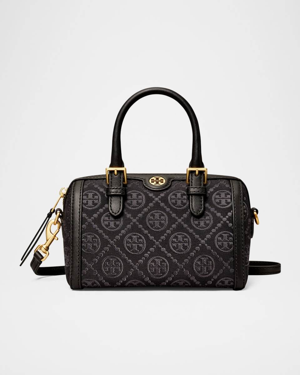 T Monogram Petite Barrel Top-Handle Bag